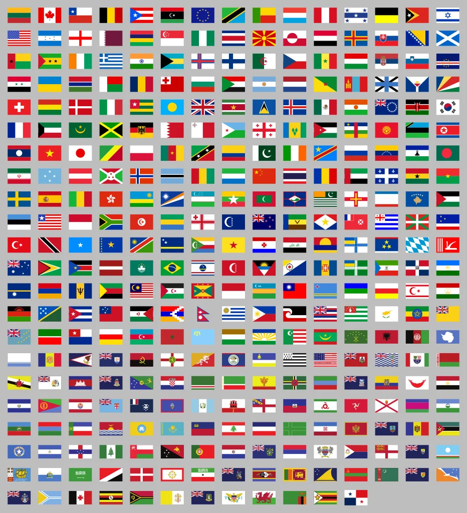 

Flag Flags of the World International Nations Art Picture Print Silk Poster Home Wall Decor