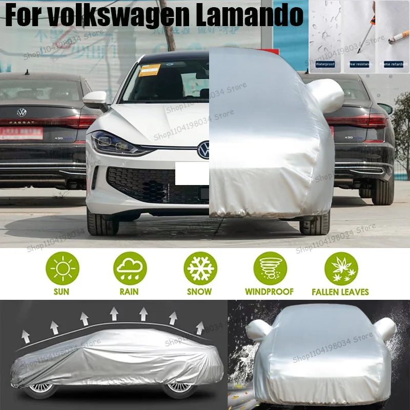 

For volkswagen Lamando Auto Anti snow Anti dust Sunscreen Anti-uv Anti peeling paint And Anti Rainwater 210t car cover Car cover