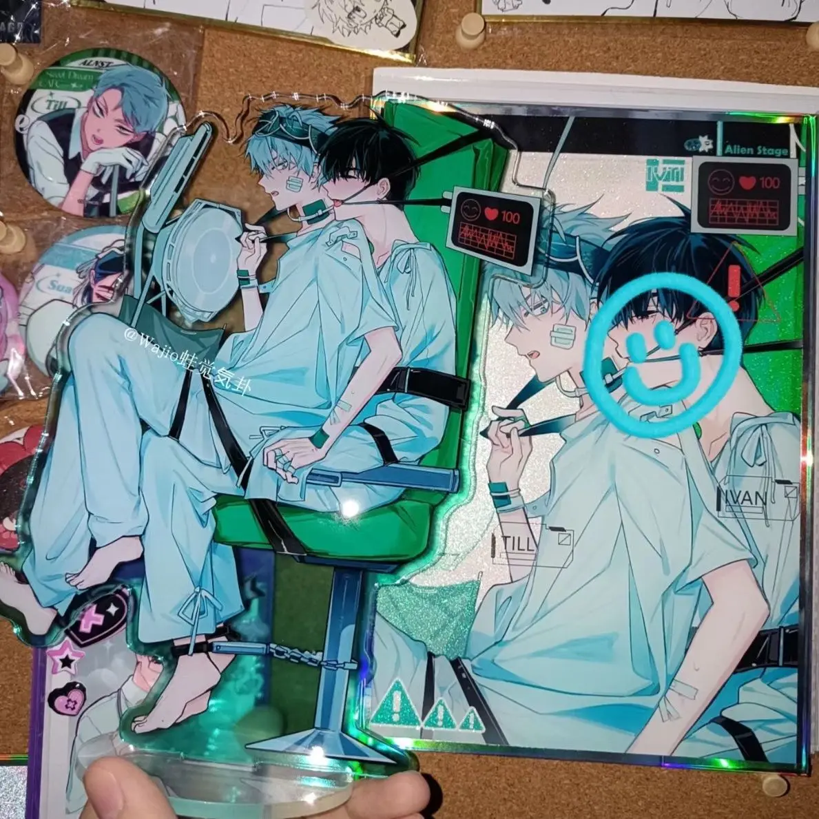 Alien Stage Hospital Series Акриловая подставка Иван Till Фигурка Дисплей Аниме Коллекция товаров Украшение стола Орнамент Accesorios