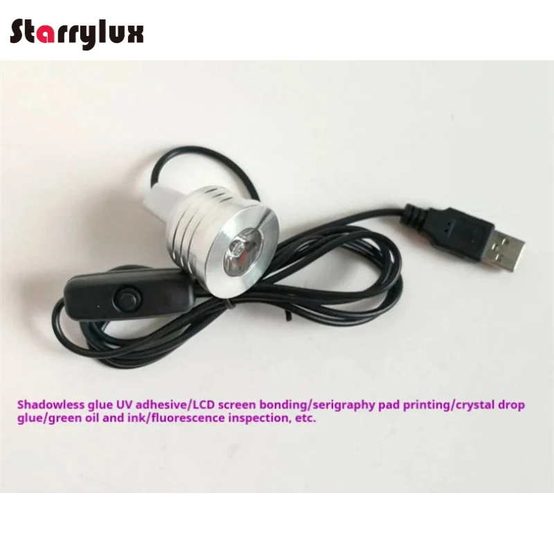 

LED UV Curing Light Glue Adhesive Lamp for Phone Repair Green Solder Mask OCA Optical Glue USB Portable