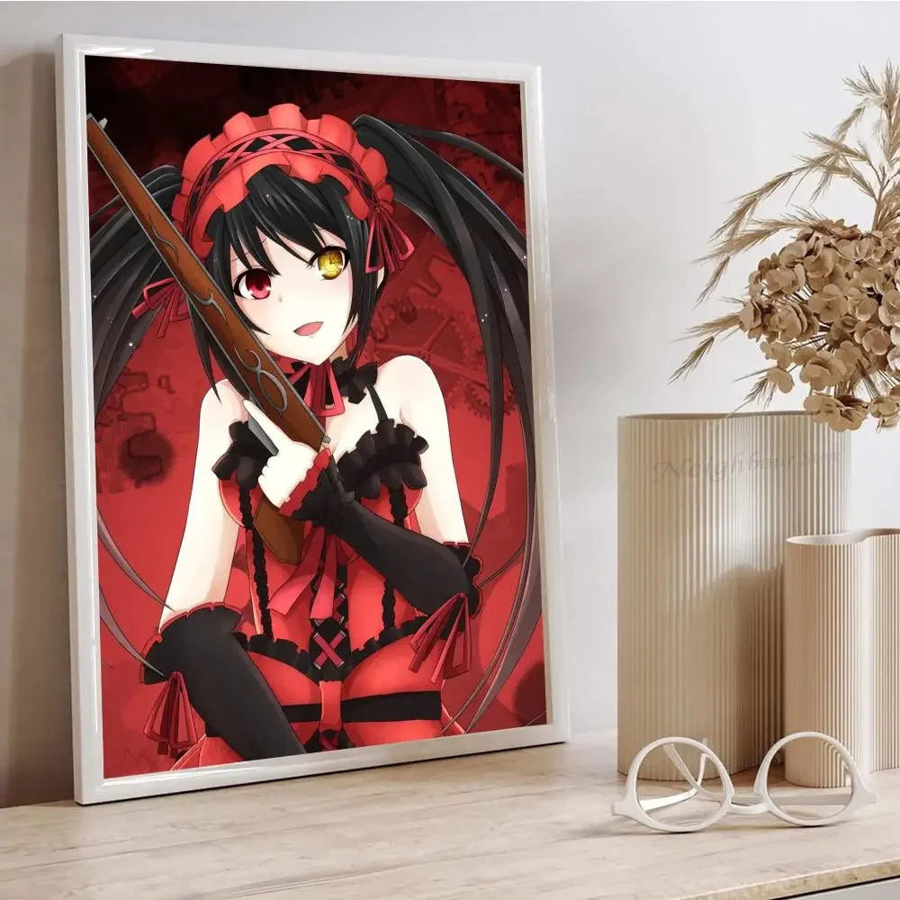 1pc DATE A LIVE Tokisaki Kurumi Poster HD Posters Home Room Bar Cafe Decor Art Wall Painting Picture