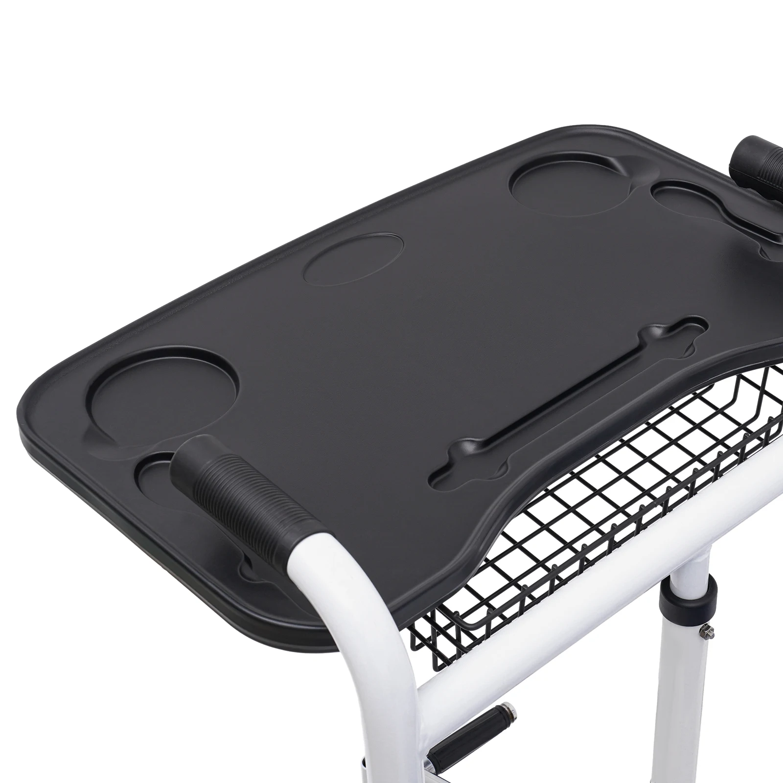 Hydraulischer Patientenlifter für den Heimgebrauch, tragbarer Transferstuhl mit 4 Universalrädern & 180°-Drehung ° Liegesessel, 150 kg Tragkraft, Pflegehilfe für Senioren (Schwarzes Display, gleiche Spezifikationen für Orange & Blau) – Detail 27