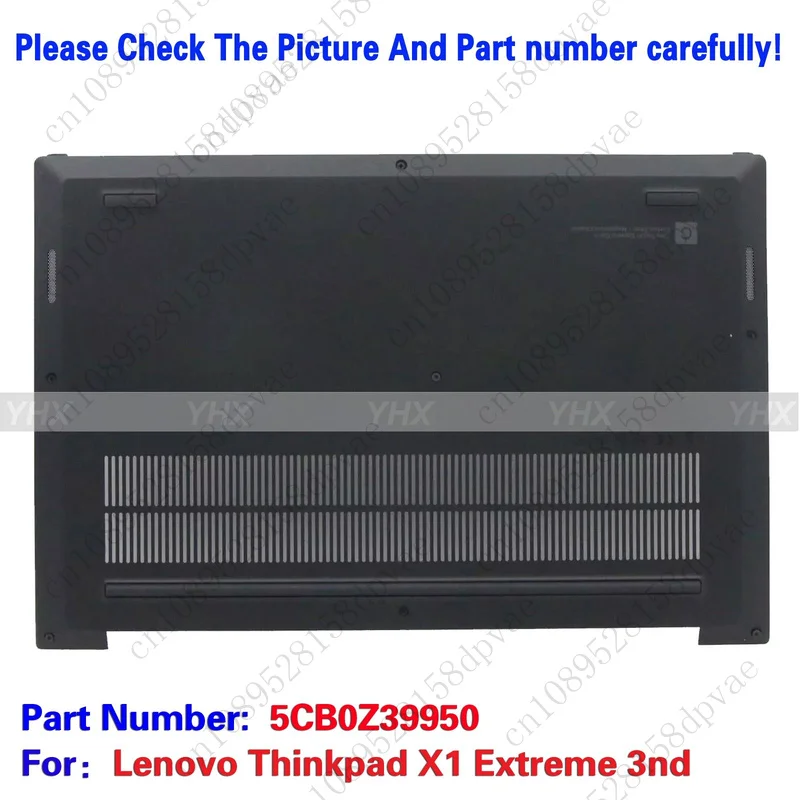 

GYX New For Lenovo Thinkpad X1 Extreme 3nd Bottom Cover Lower Case Back 5CB0Z39950.
