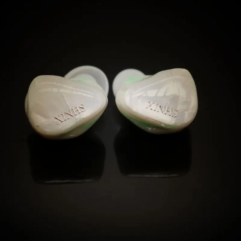 XINHS HS06 earphone berkabel 1DD + 3BA HIFI di telinga earphone gambar 3D resin IEM