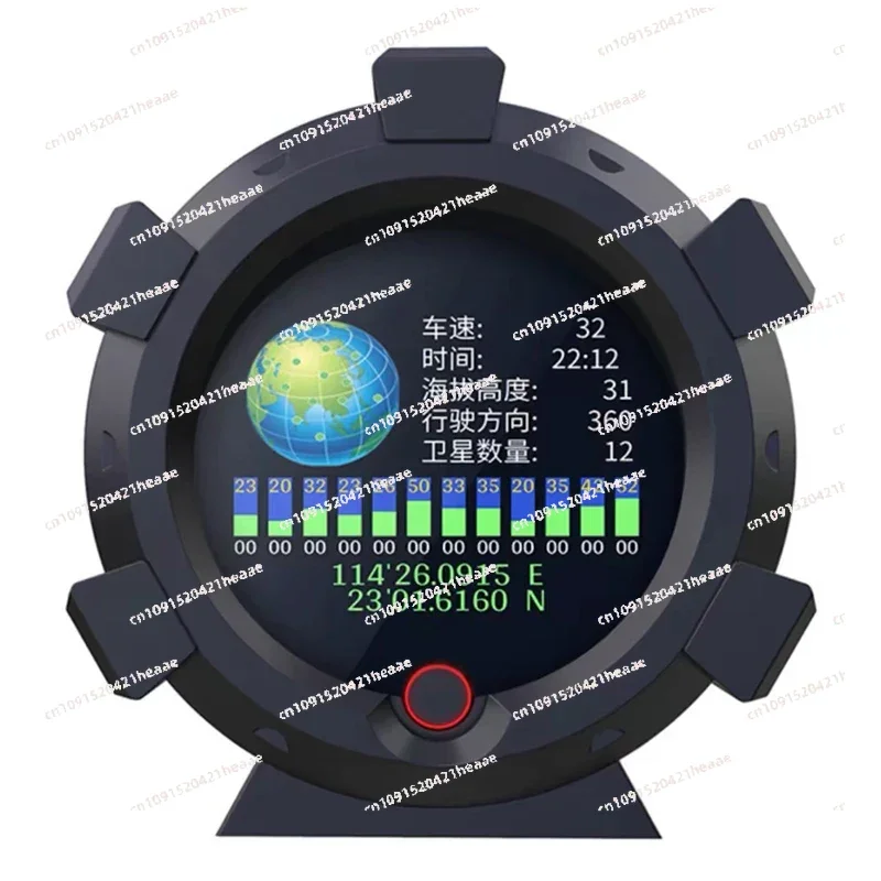 Suitable for X95 car horizontal slope meter, GPS altitude off-road meter, high-precision head up display
