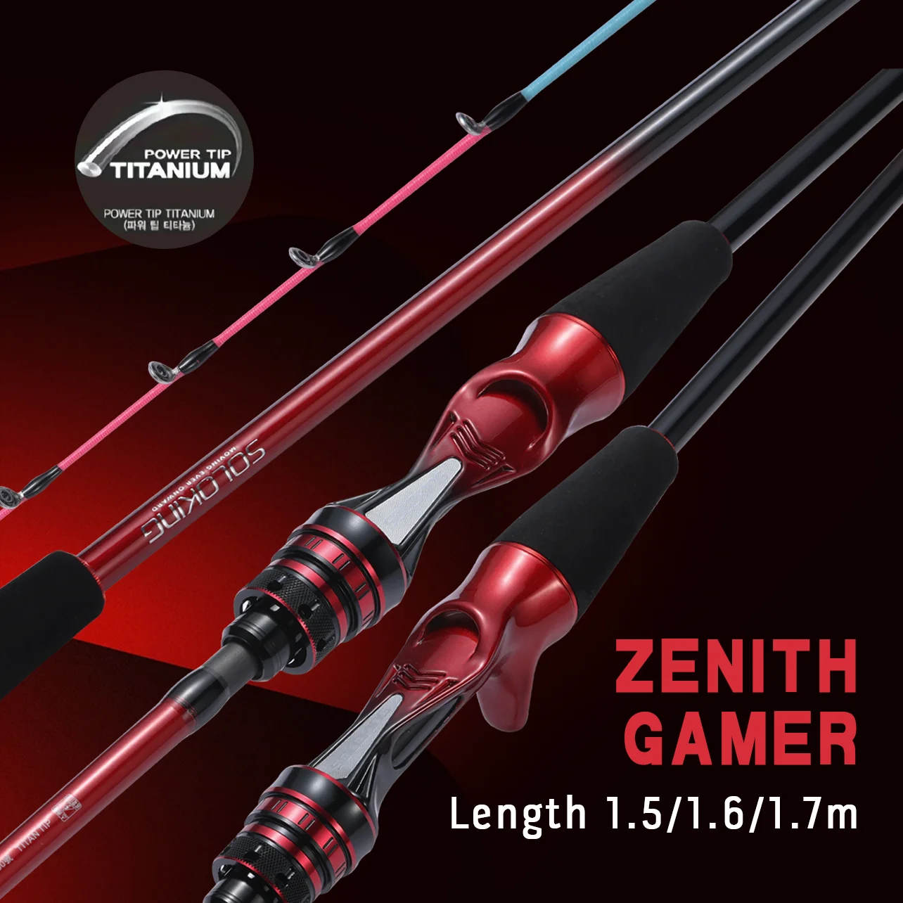 SOLOKING ZENITH Series FOX ARC Fishing Rod Tianium Tip Cuttlefish Octopus Fishing Casting Rod Squid Boat Fishing webfooted