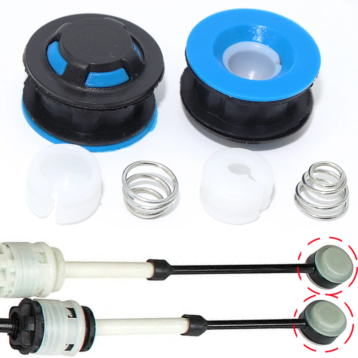 

MT Gear Shift Cable Linkage End Rod Bushing Gearbox Shifter lever Selector Grommet Repair For Citroen Berlingo B9 2008 2009-2018