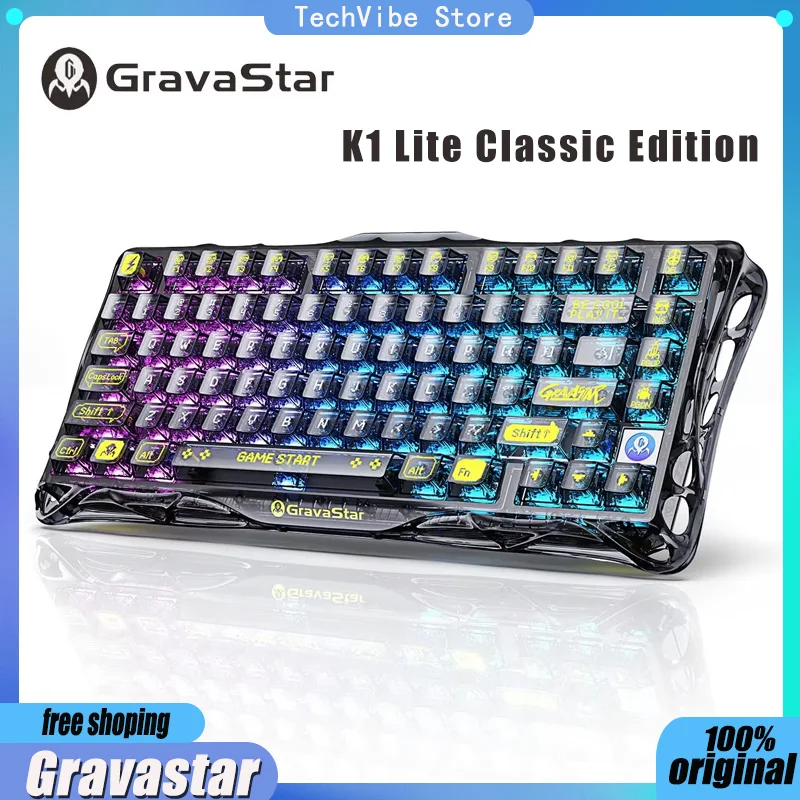 GravaStar Mercury K1 Lite 75% Mechanical Gaming Keyboard