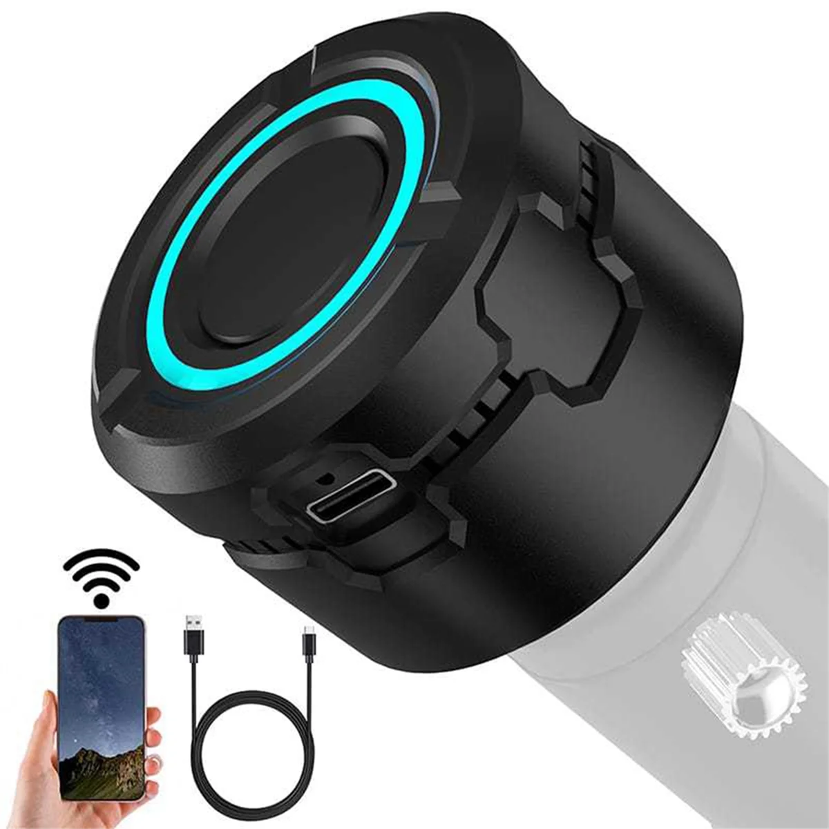 Cámara telescópica astronómica con ocular electrónico WIFI 4K HD mejorada, telescopio para observación de aves a todo Color de 5 millones de píxeles