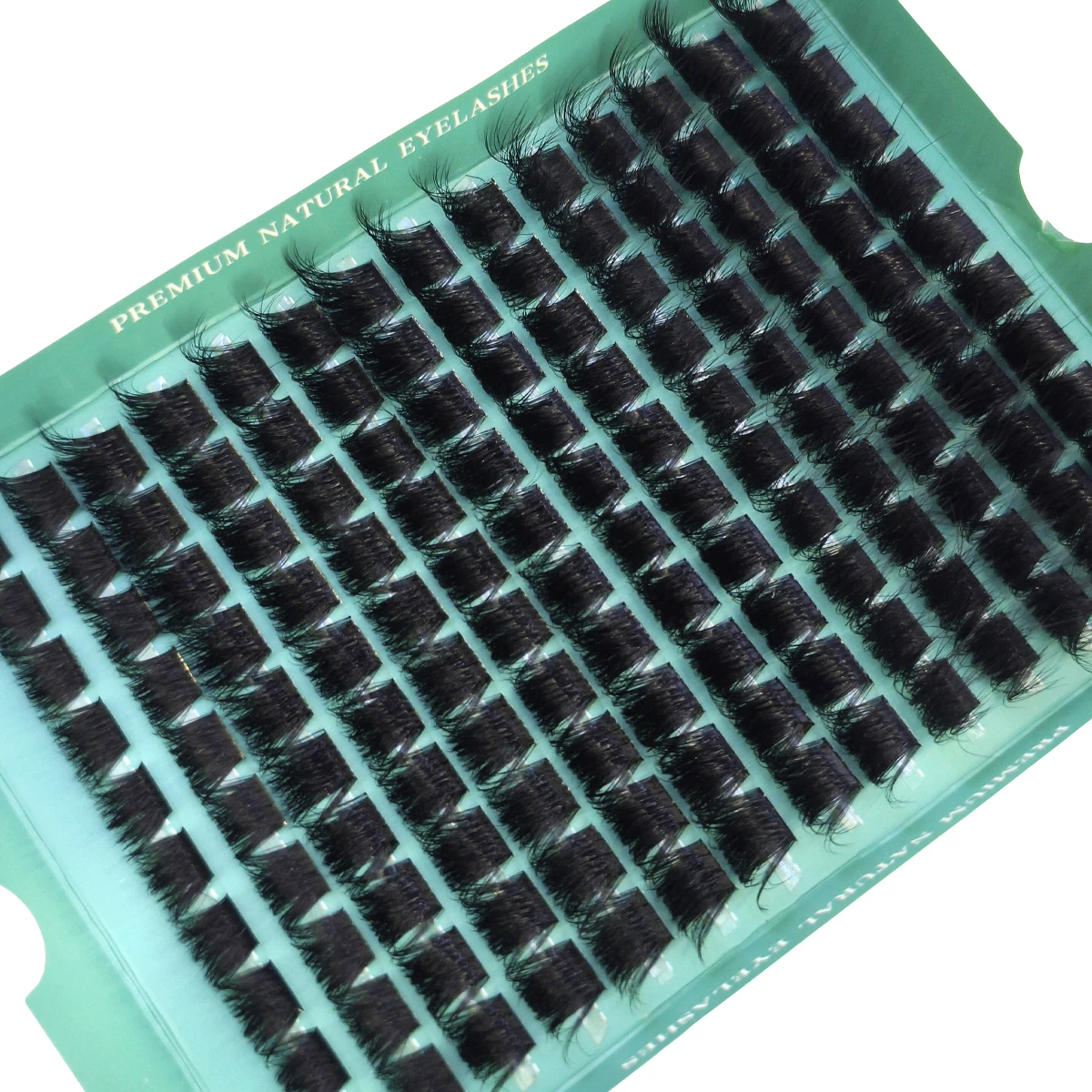 60D-300D 8D pestañas esponjosas DIY en racimo 8-20mm extensión de pestañas mixtas 0,07mm ruso D rizo pestañas gruesas y reutilizables dramáticas