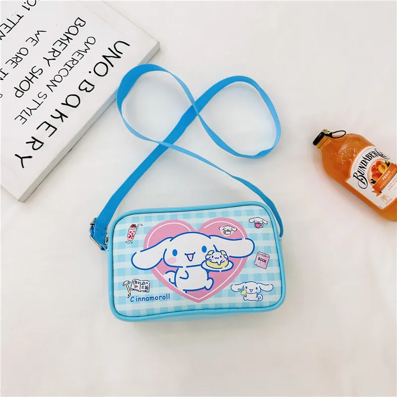 Kawaii Sanrio Crossbody Bag Cinnamoroll Simple Hobos Chest For Students Dzieci Torby na ramię Plecak podróżny dla kobiet Prezenty