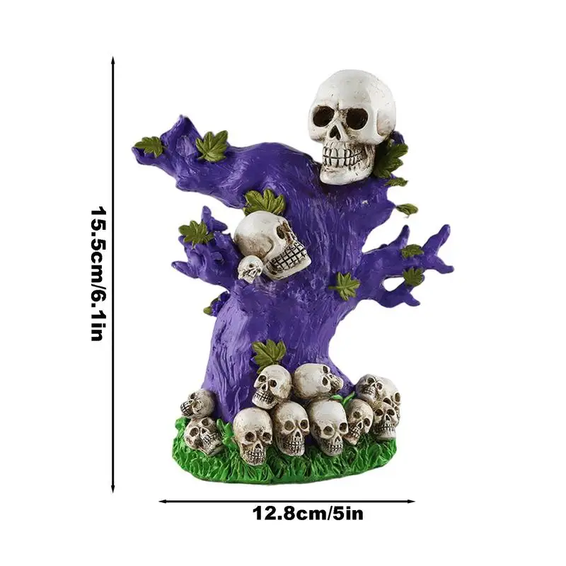 Car Interior Decoration Ornaments Halloween Decorations Skull Desktop  Decoration Gift for Friends Creative High Aesthetic Value