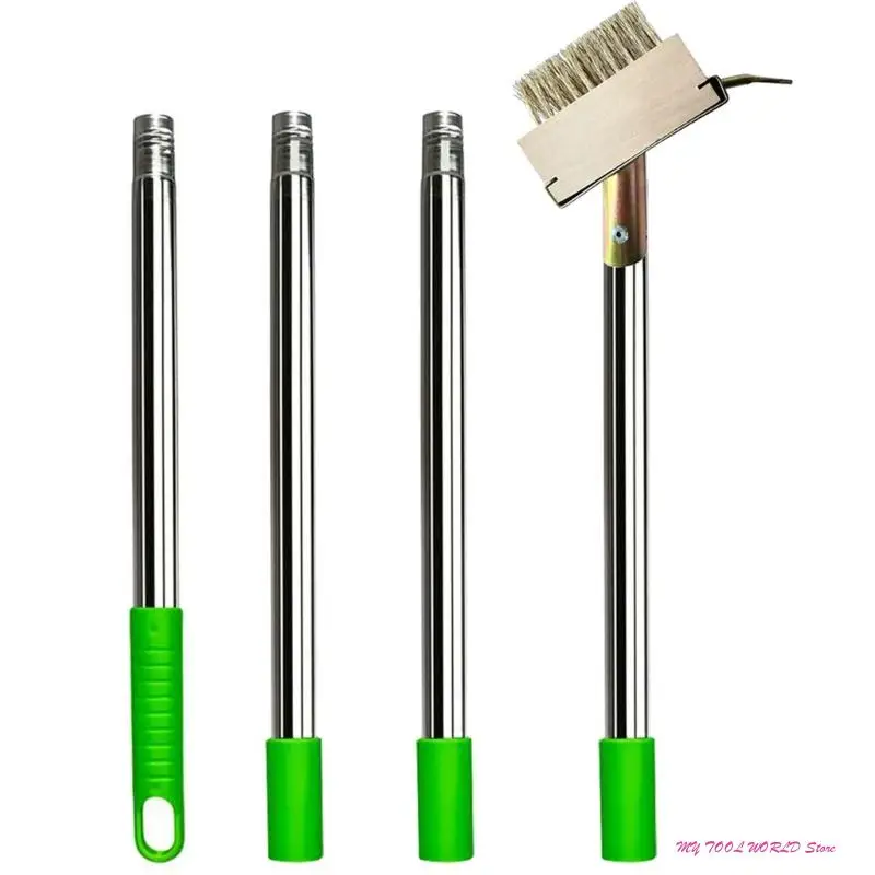 

Stainless Steel Brush with Long Handle for Garden and Patio Cleaning A2BB