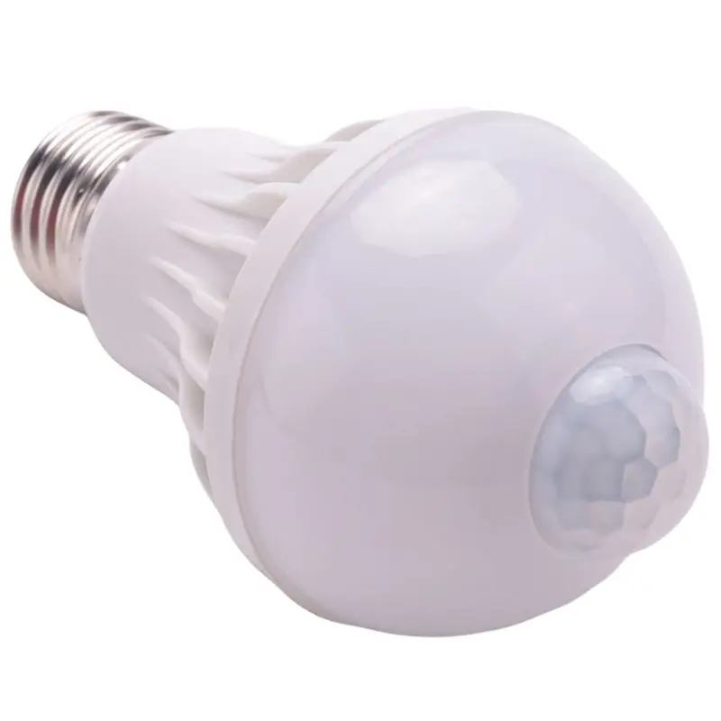 ABWP-4X E27 Led Bulb Light Motion Sensor Light LED PIR Motion Sensor Lamp Globe Bulb Light Lamp, 5W