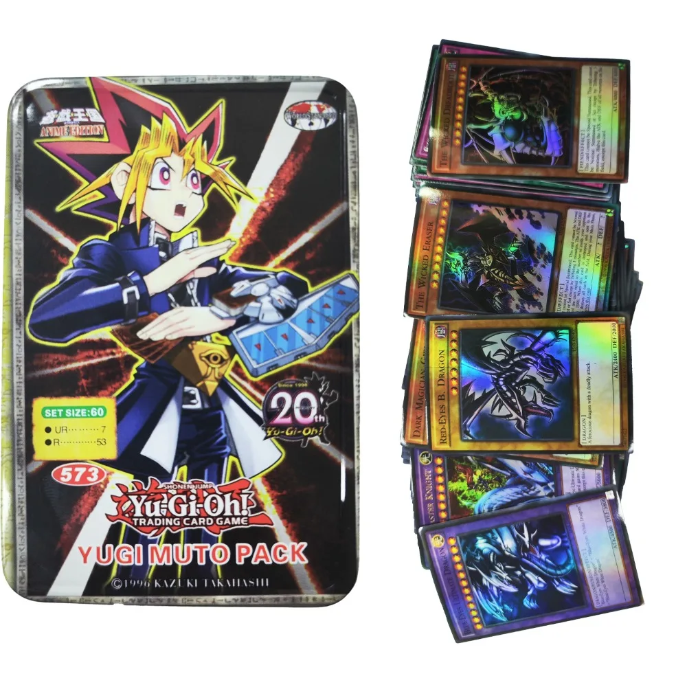 Yu Gi Oh Kaarten Exodia Pack Kaart Deck Engelse Tcg Holografische Gouden Witte Dragon Duel Spel Verzameling Kaart Met Blikken Doos