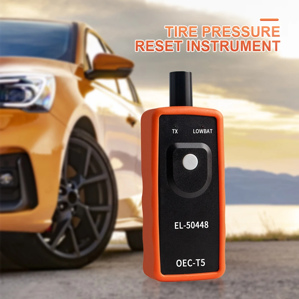 

EL-50448 Инструмент для сброса давления в шинах Многоразовые инструменты для сброса TPMS Многоцелевая система контроля давления в автомобильных шинах для большинства автомобилей