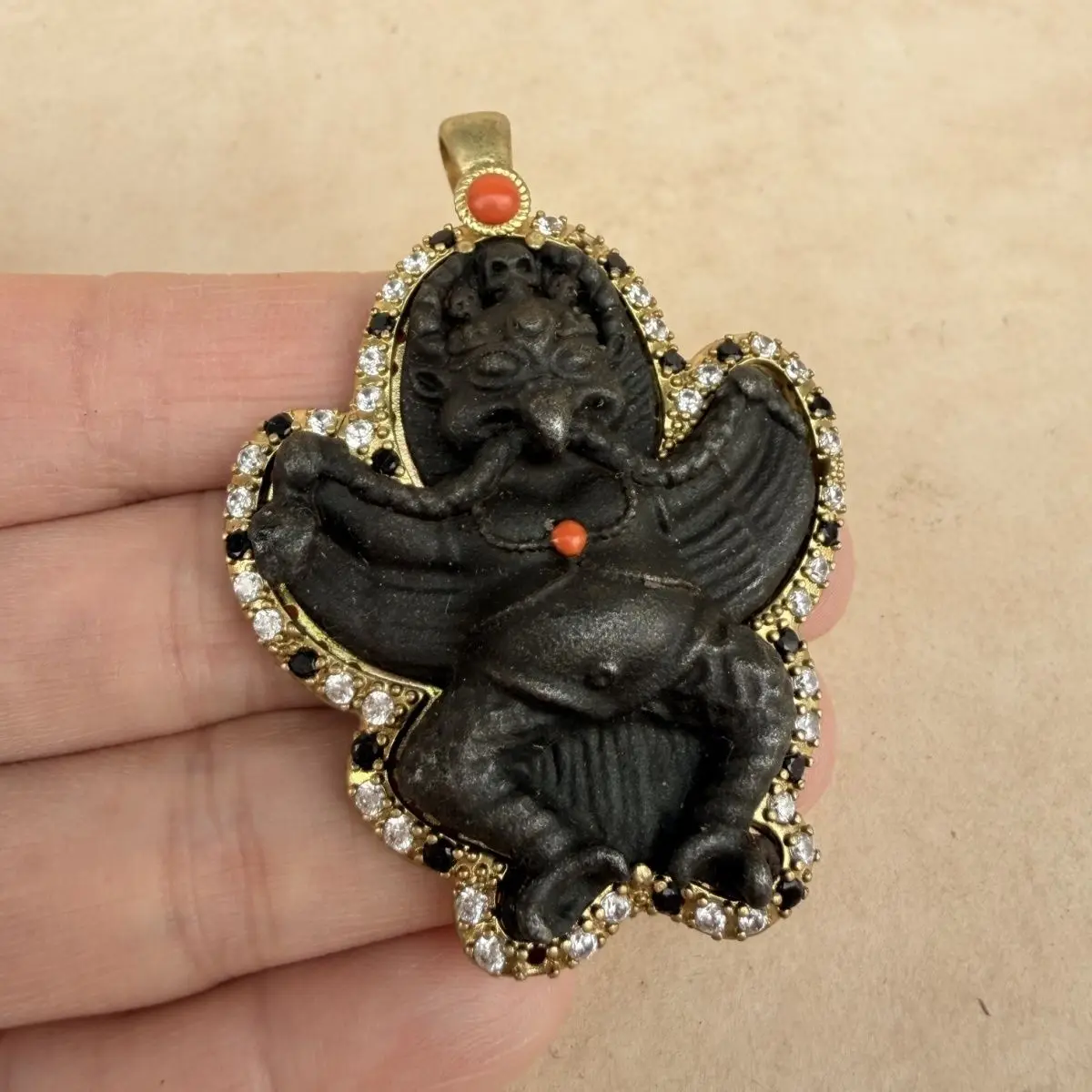 Black dapeng bird amulet Statue Sculpture Figurine Home Decoration