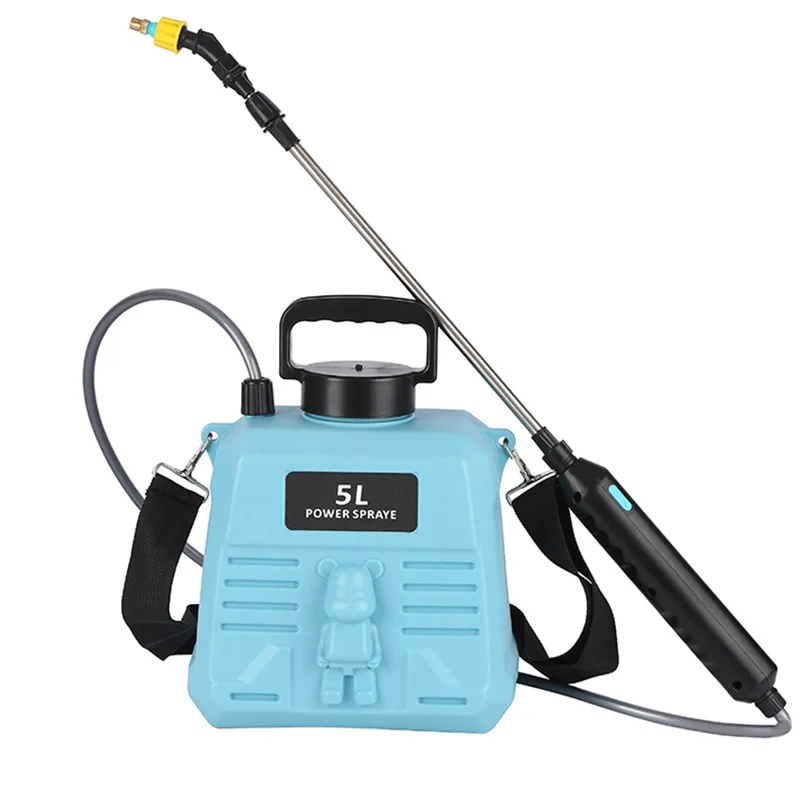 5L 8L Shoulder Garden Electric Sprayer Pot Atomization & Direct Spray for Outdoor Watering Handheld Pesticide Sprayer Water Can