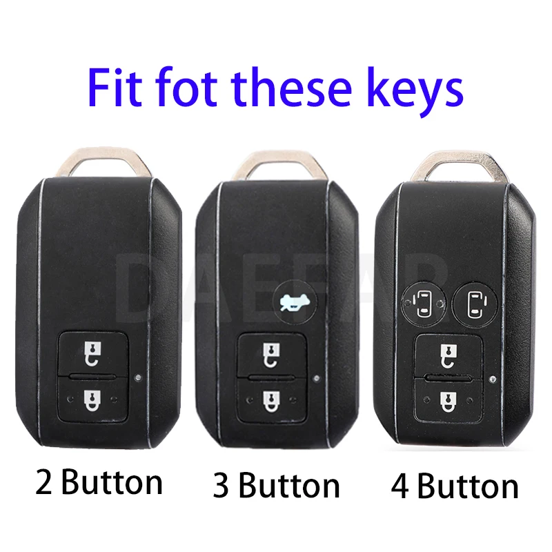 2 3 4 زر غطاء مفتاح بعيد قذيفة لسوزوكي سويفت 2020 2021 2022 Ignis 2022 XL7 سويفت سبورت سيارة 2018 - 2022 اكسسوارات