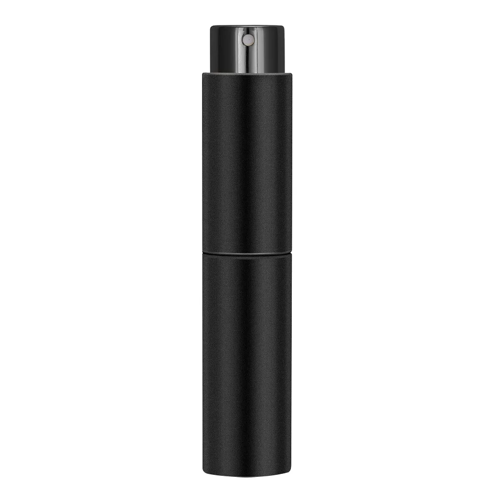 Terrariums Perfume Bottle Glass Liner Portable 10.4x2.3cm Small Atomizer Black Sub Man Cosmetics