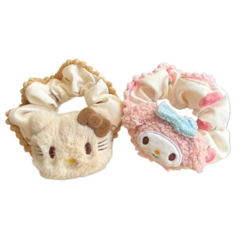 

Kitty Melody Elasticity Headband Pink Girl's Autumn and WinterHeadband Ponytail Hair Accessory New Style of Headwear Accessories