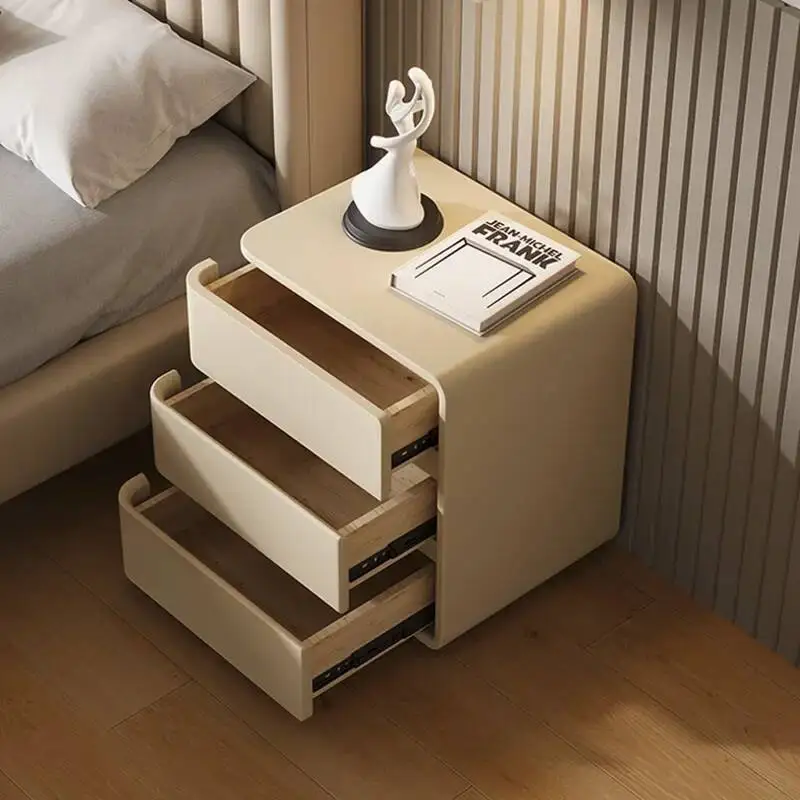 

Modern Tables Storage Wooden Bedside Narrow Bedroom Industrial Complete Drawers Cabinets Criado Mudor De Quarto Furniture Room