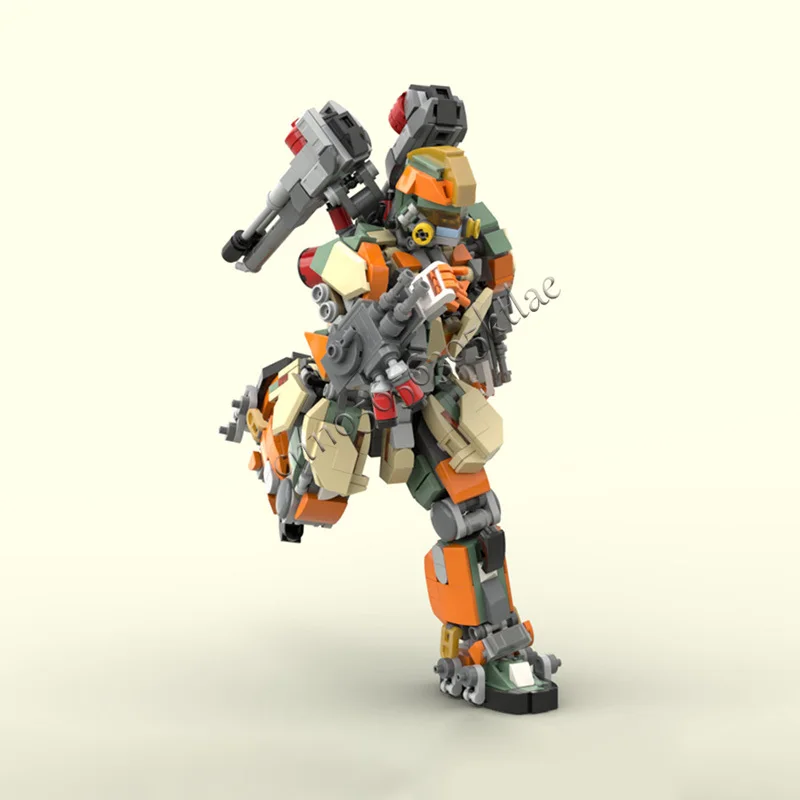 952 PCS Série de Personagens de Jogos Populares Guardião do Fogo MOC Blocos de Montagem Criativos Simples DIY Brinquedo Presente