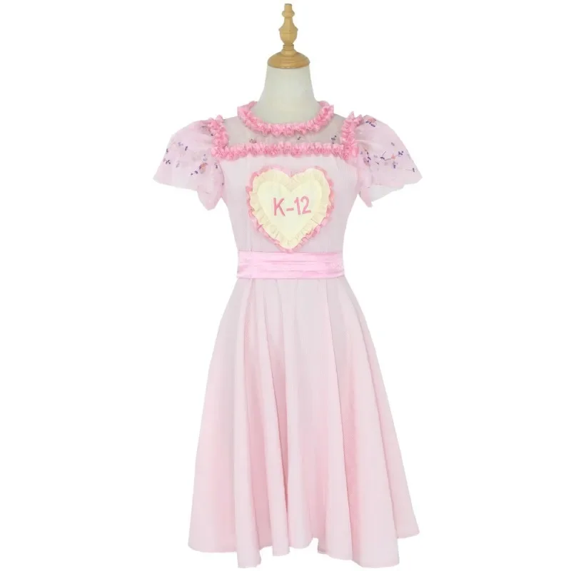 Costume cosplay per ragazza K-12 Set completo Abito viola rosa Abiti uniformi per donna Vestito Abiti da festa di carnevale di Halloween Gioco di ruolo