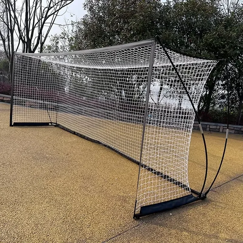 European Stock Dropshipping 13x5ft Portable Soccer Goal Steel Tube Durable Net Carrying Bag for Soccer Training