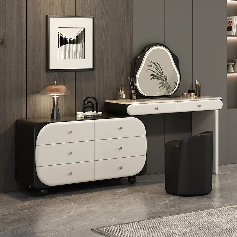 

# Arrival Modern Bedroom Casual Bedside Chest All-in-One Accessible Luxury Makeup Table Adjustable Wood Popular Style