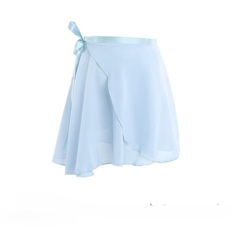 Ballet Wrap One Piece Chiffon Dance Skirt Tie Waist Sheer For Daily Practice Training Performance Flowy Lightweight Dancewear view 2