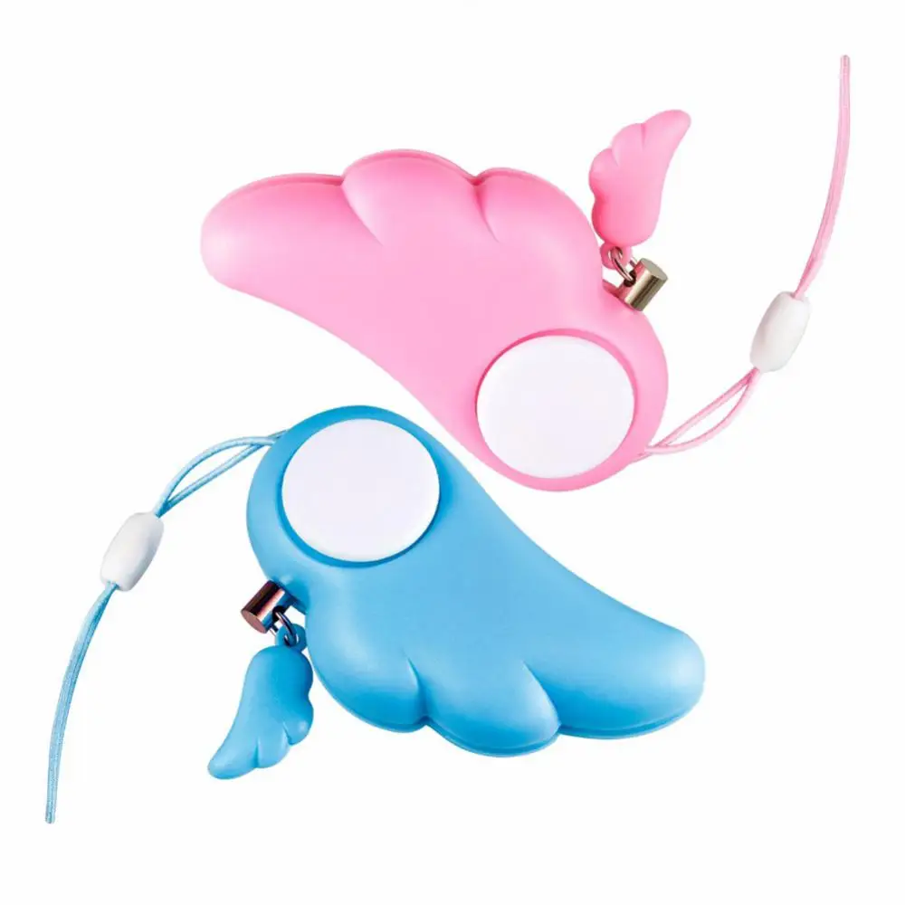 Alarme personnelle électronique d'autodéfense pour femme, pendentif de sac pour téléphone portable, dispositif anti-loup extérieur, 2 couleurs, mignon