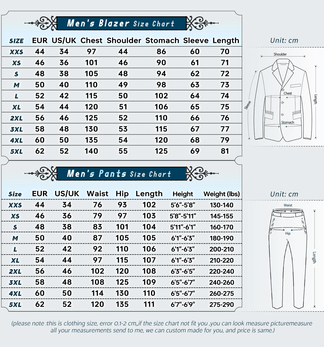 Costumes pour hommes sur mesure 2 pièces pantalon Jacquard Tuxedos revers à pointe Double boutonnage Appliques mariage formel sur mesure