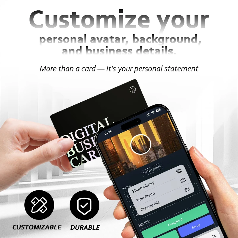 

Digital Business NFC Contactless Social Recognition Card NFC Business Card Fast Reading Ntag 215 NFC Card