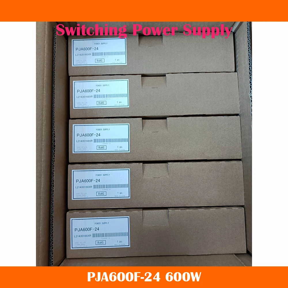 New PJA600F-24 600W For COSEL INPUT AC100-240V 50-60Hz 7.5A OUTPUT 24V 25A Switching Power Supply Work Fine High Quality