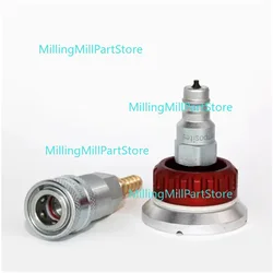 Self Sealing Metal Vacuum Valve Nozzle Reusable Vacuum Bag Connector for Prepreg Vacuum Process Carbon Fiber Resin Infusion