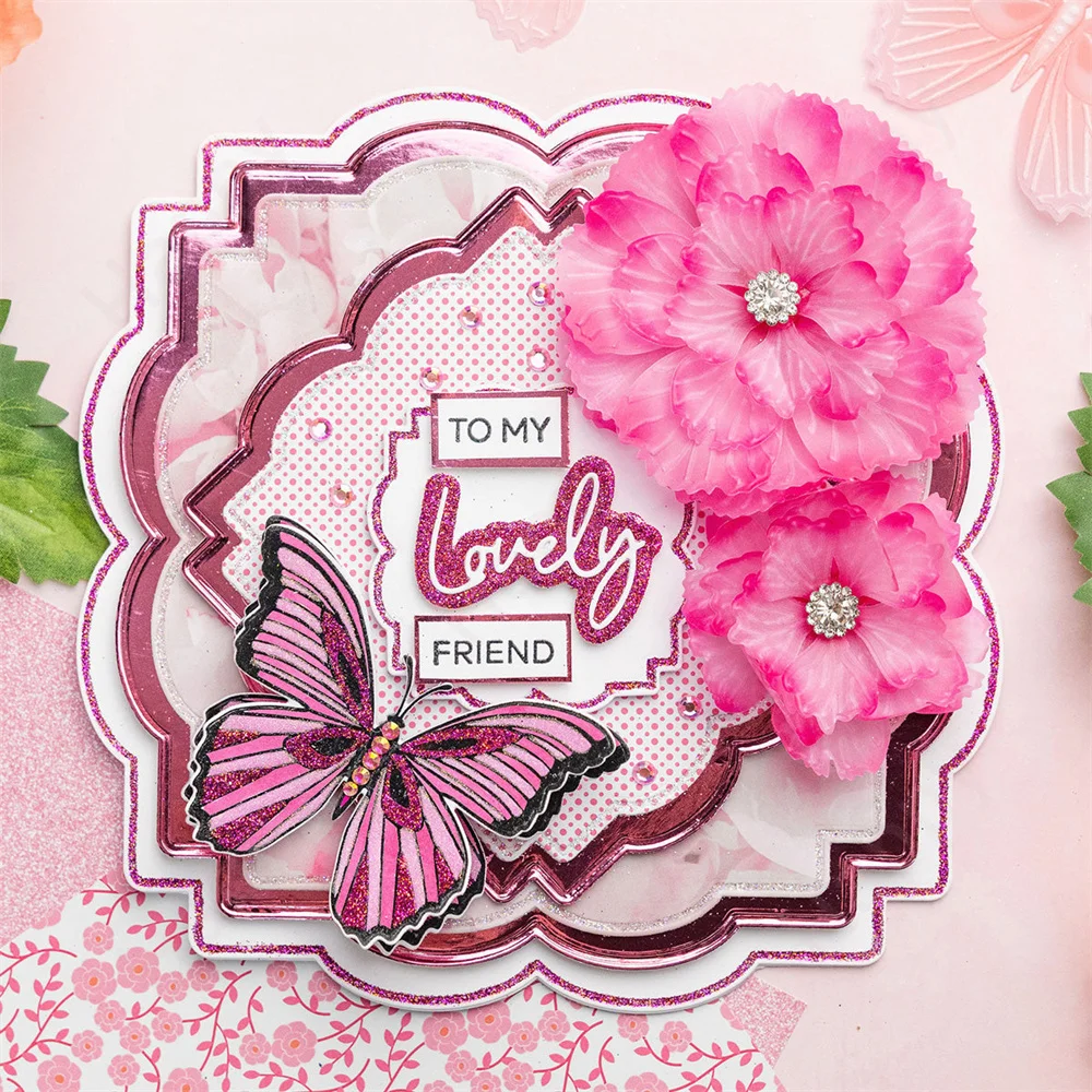 Blossoming Flower Series Dies Metal Craft Cutting Dies DIY Scrapbooking Greeting Card Decoration Handmade Embossing Template New