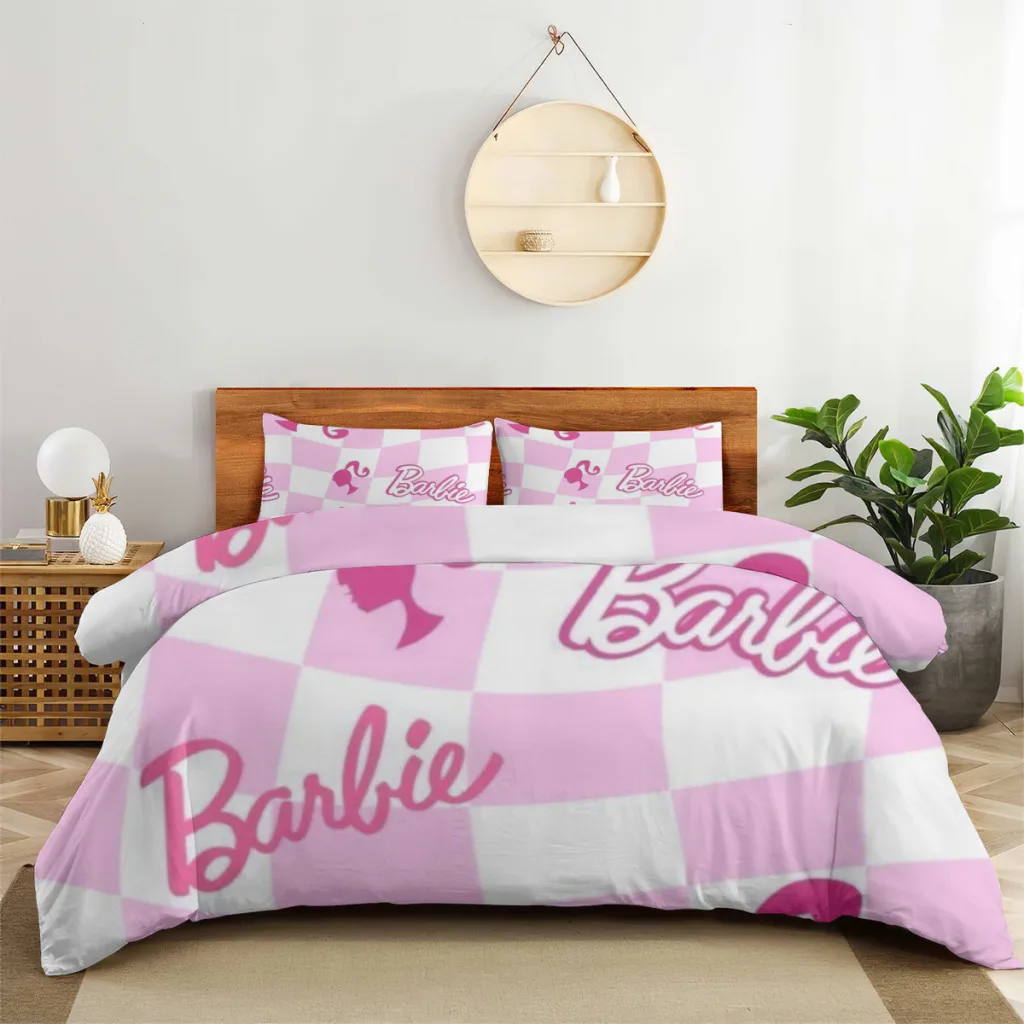 Barbie Bed Sheets Set  Comforter Quilt Cover Duvets Double Bedding