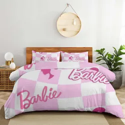 Barbie Bed Sheets Set  Comforter Quilt Cover Duvets Double Bedding