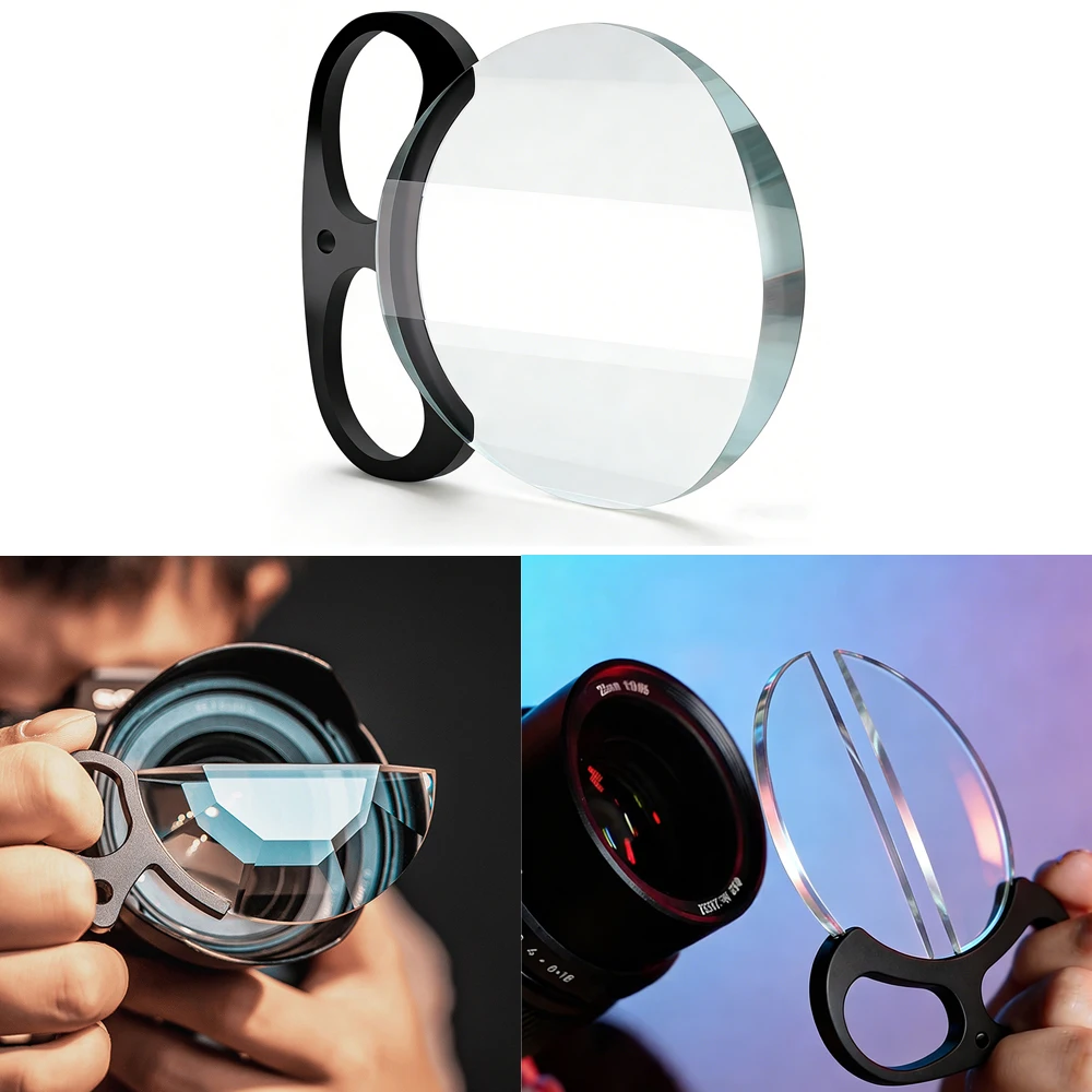 Split Dioptrien Filter Handheld FX Filter Kaleidoskop Prisma Spezialeffekte Objektiv Filter Kamera Fotografie Zubehör DSLR