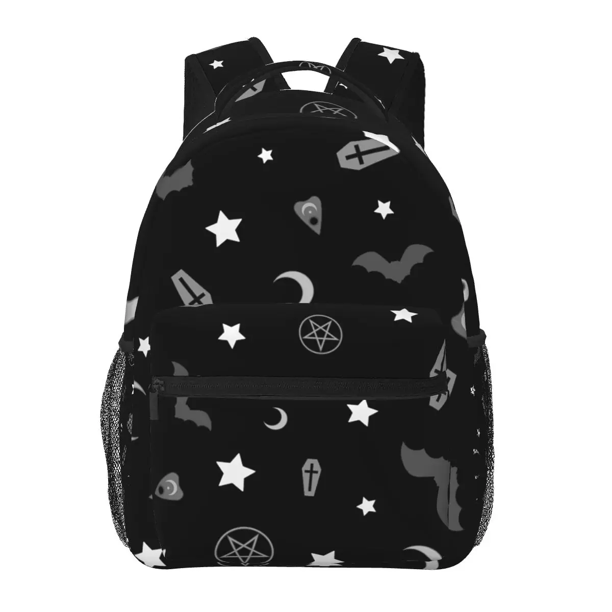 

Goth Occult Backpacks Boys Girls Bookbag Children School Bags Cartoon Travel Rucksack Shoulder Bag Large Capacity