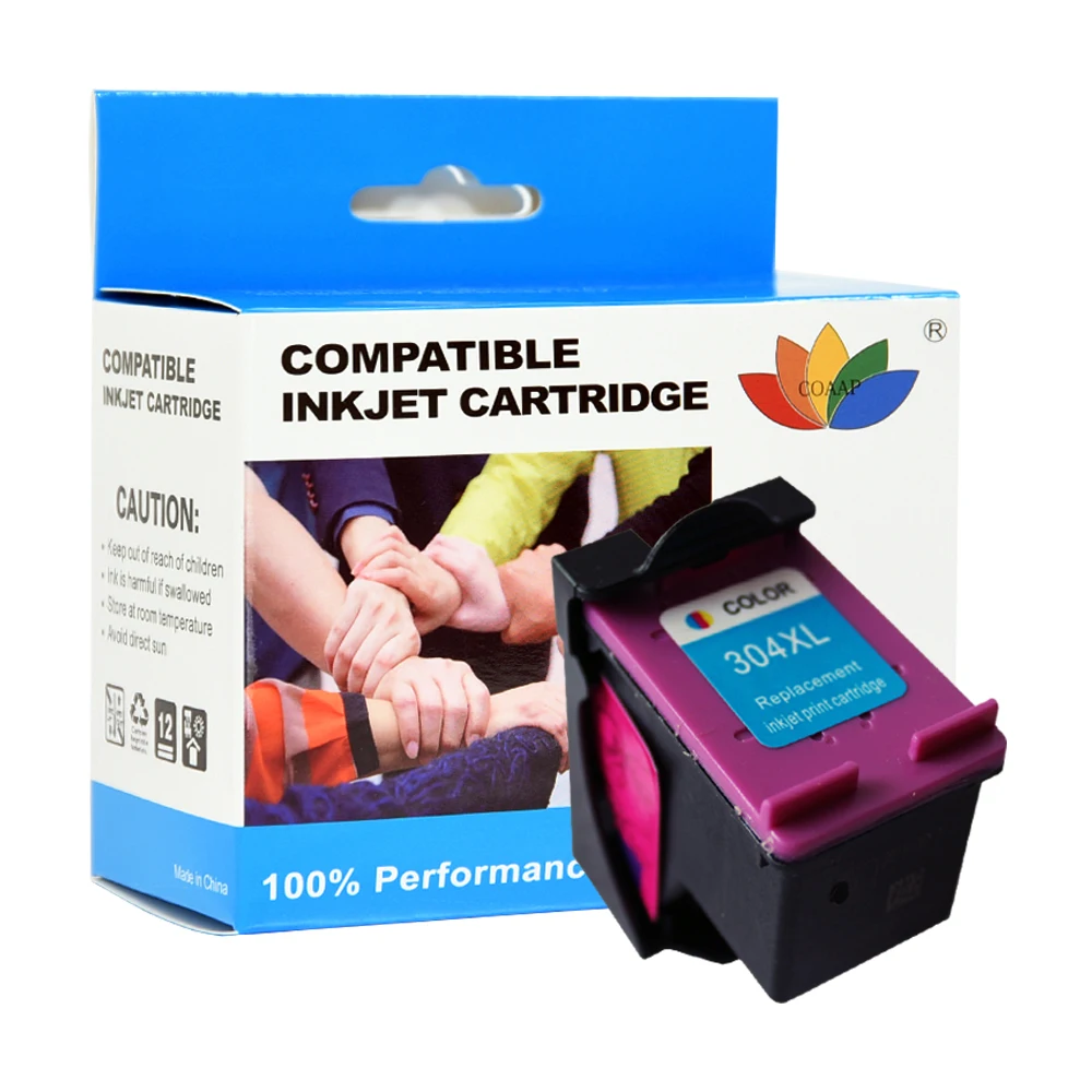 304XL ตลับหมึกใช้งานร่วมกับ HP 304 XL Envy 5000 5010 5020 5030 5032 5034 5052 5055 เครื่องพิมพ์ (hp304)