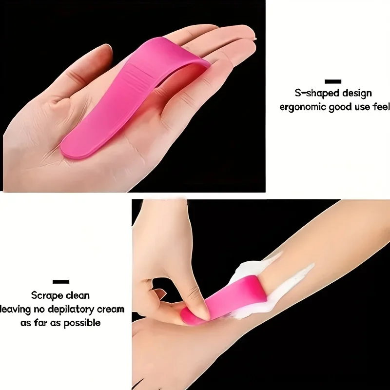 مجرفة إزالة شعر الساق وتحت الإبط مكونة من 3 قطع - قابلة لإعادة الاستخدام ومتينة، مناسبة للرجال والنساء، أداة تجميل لتشذيب تحت الإبط