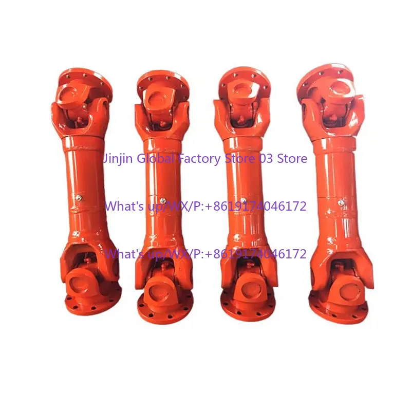 

1pcs SWC cardan cross shaft flange welded P universal coupling retractable drive shaft