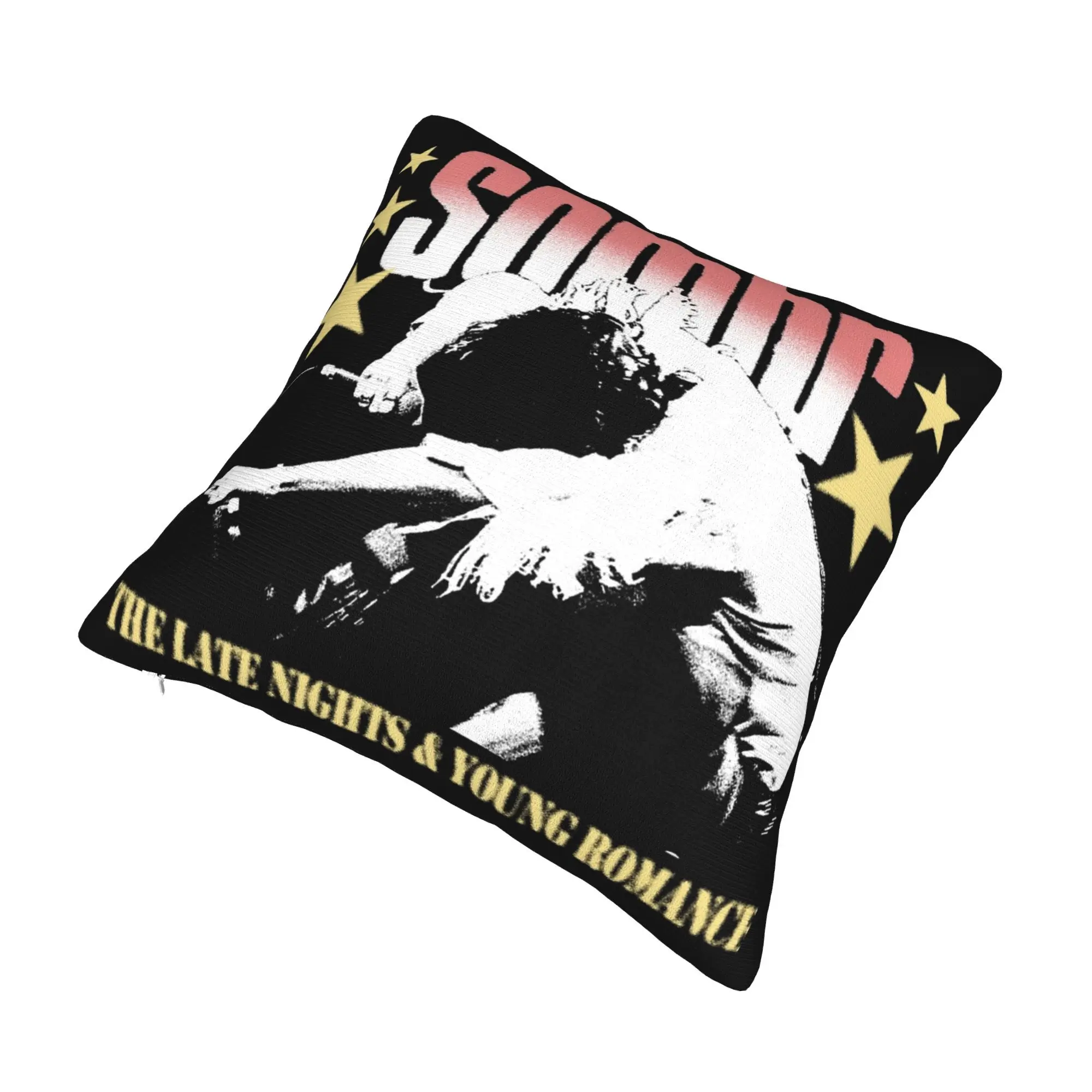 Retro Style Indie Singer Sombr Pillowcase Printed Fabric Cushion Cover Decor  Throw Pillow Case Cover Home Square 45*45cm