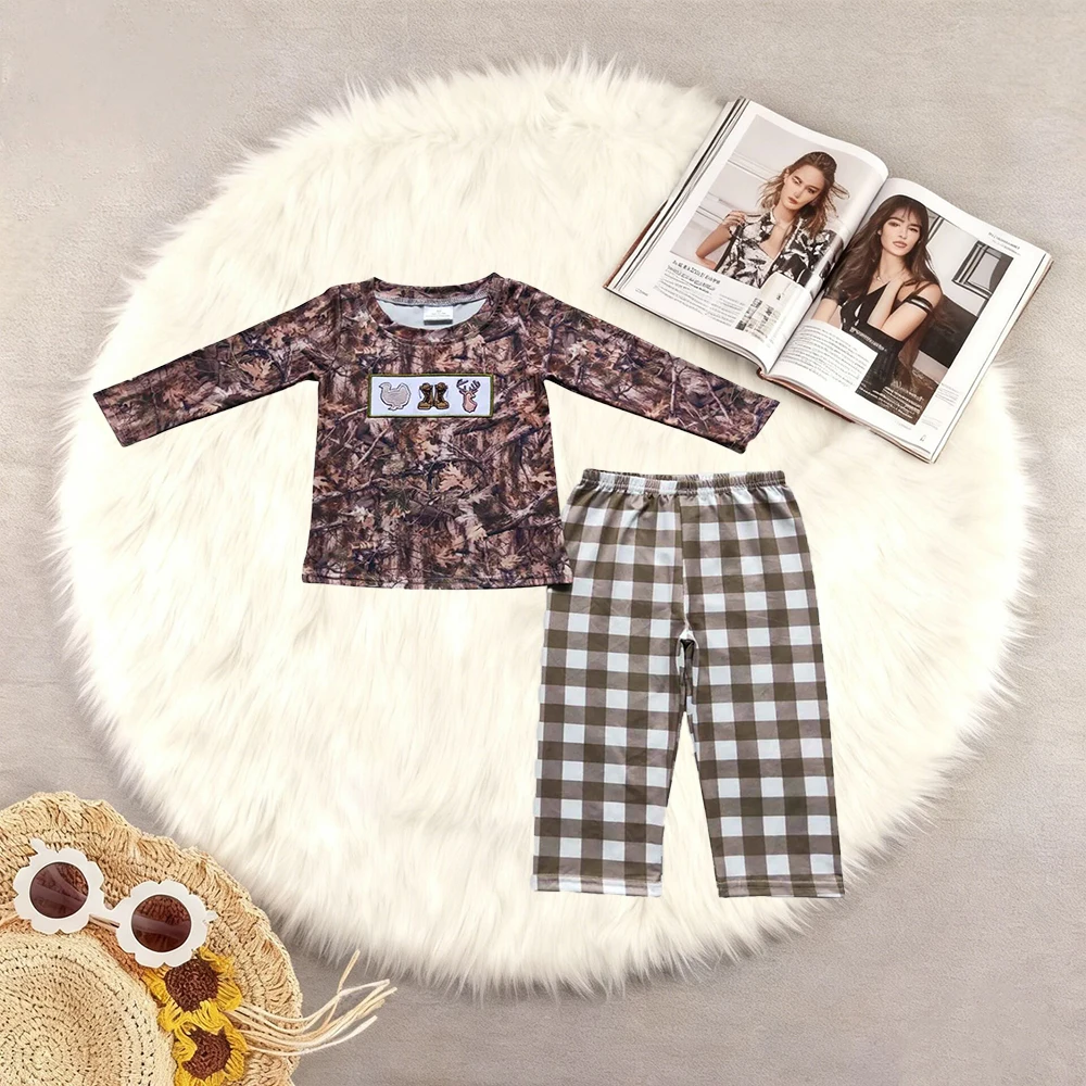10.14 Baby Boys Baby Winter Clothes Boys Fall Camo Hunting Pants Clothes Sets