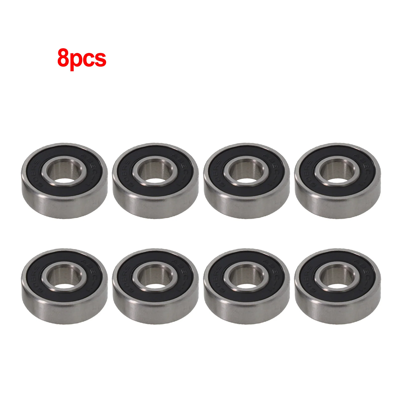 8Pcs ABEC-11 Skate Wheel Bearings High Speed Inner/outer Diameter 8/22mm Low Noise 608 Skate Bearing High-Temperature Bearings