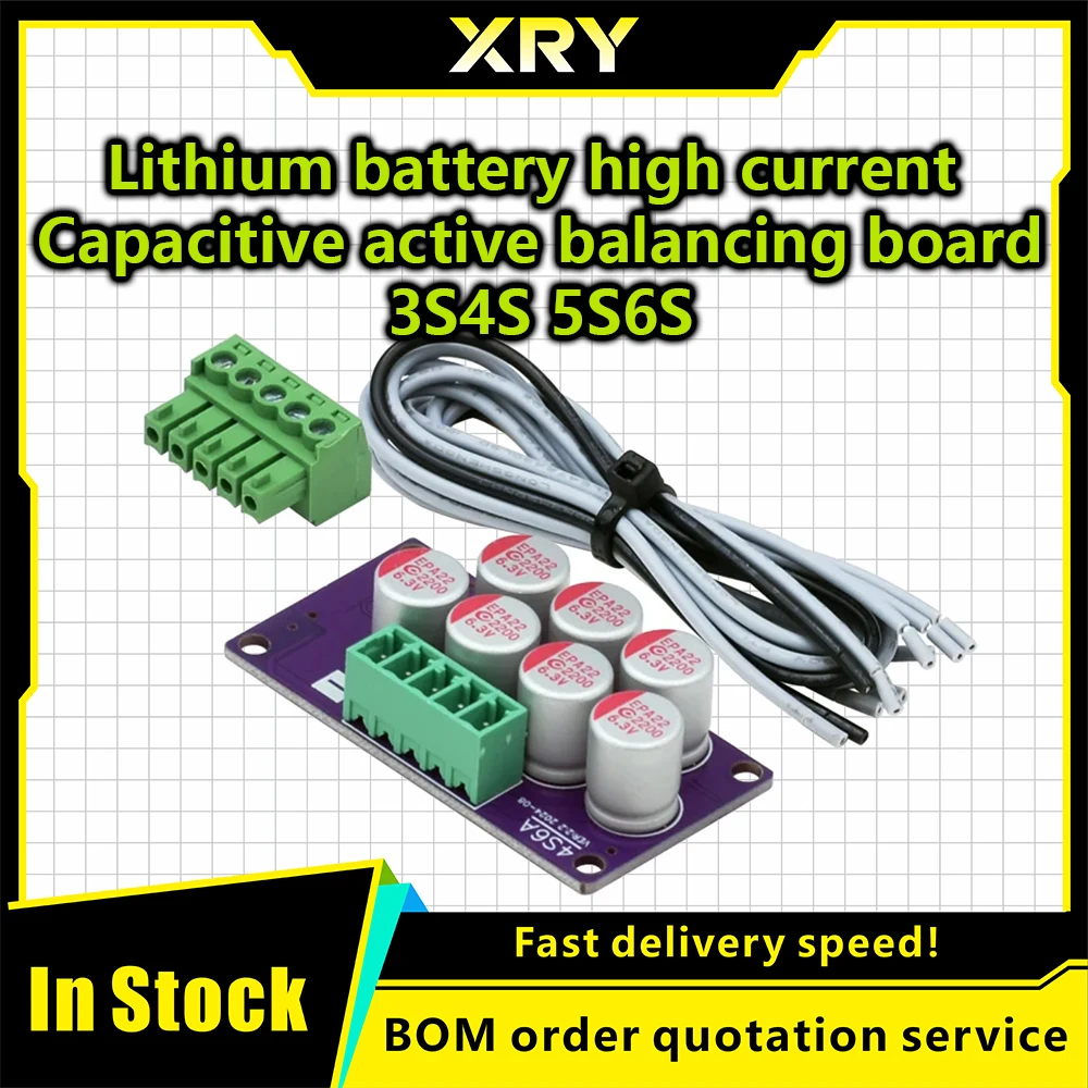 3S 4S 5S 6S 17S 6A High Current Li-ion Lithium Battery 18650 Charger Protection Board Module Active Equalization