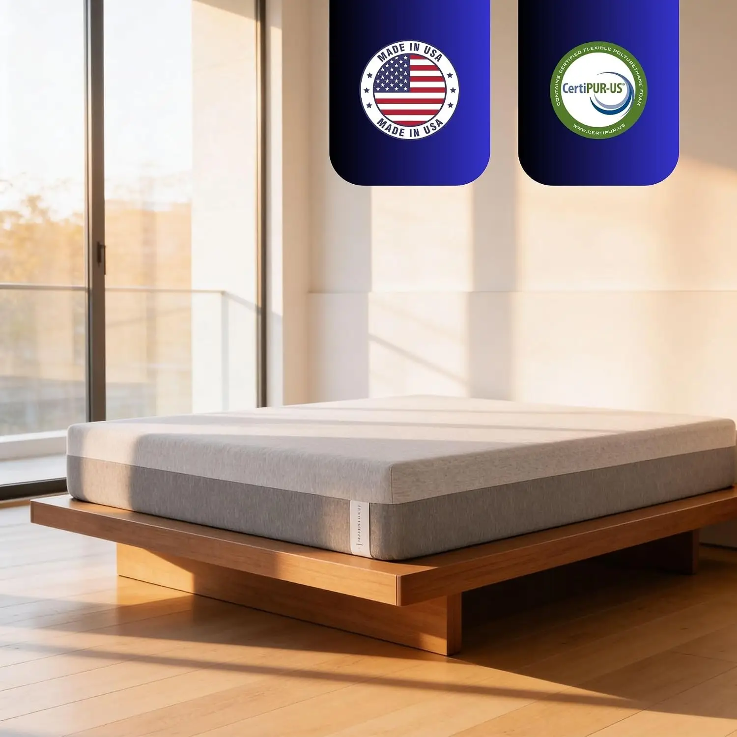 Full Gel Memory Foam Hybrid Mattress 14 Inch, Medium Firm Support in a Box, CertiPUR-US Certified, 14x54x75, Customized