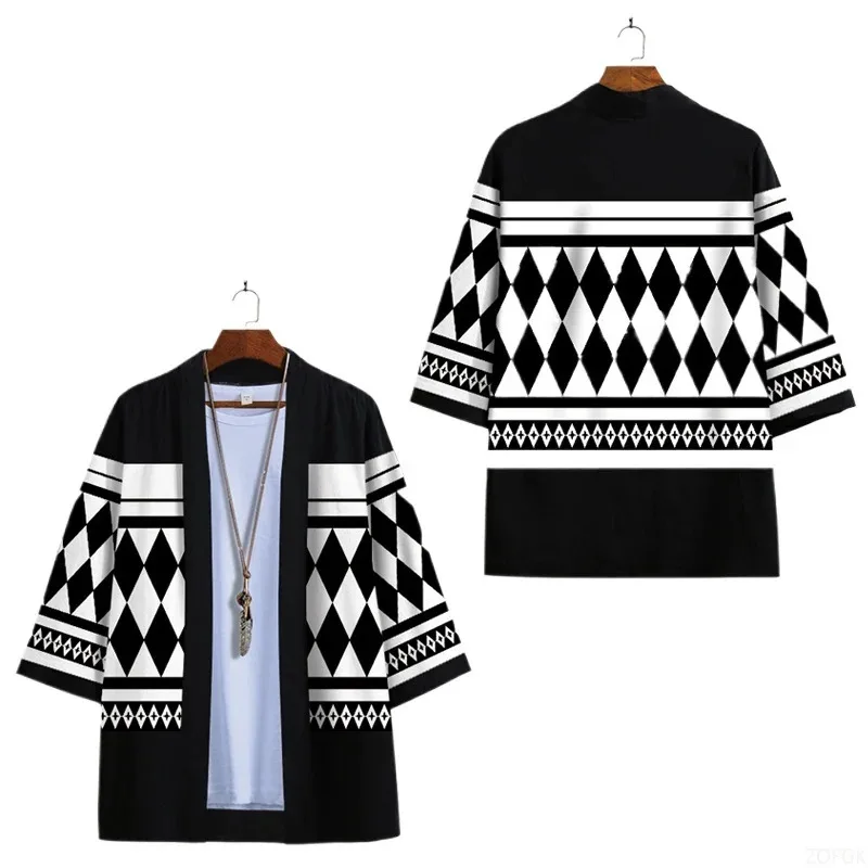 

Новая летняя куртка Taoist Robe для мужчин, рубашка для косплея в стиле аниме «Токио Мстители», повседневный тканый плащ с перьями